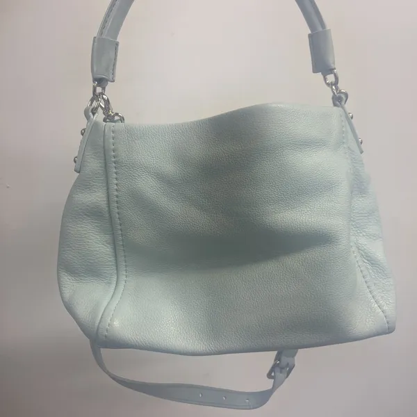Kate Spade Mint Pebbled Leather Crossbody Shoulder Purse 2-Way Bag Medium - Image 3