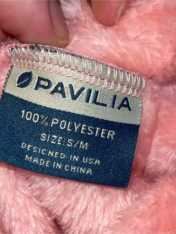 Pavilia Plush robe Pink Size undefined - Image 7