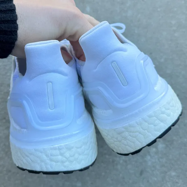 adidas Ultraboost Running Shoes White with Black Outsole - Image 5