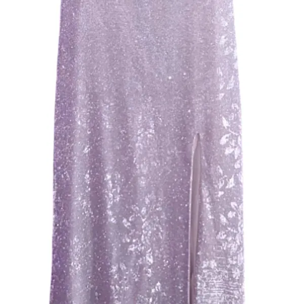 Clarisse Purple - Silver Pink Evening Gown NWT 2 - Image 6