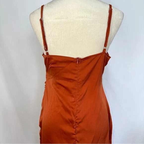 Women’s Dress Maxi Cocktail Slit Spaghetti Straps‎ Elegant Evening Dress Medium - Image 7
