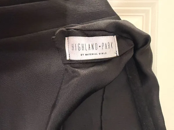 Highland Park Black Mini Dress - Image 3