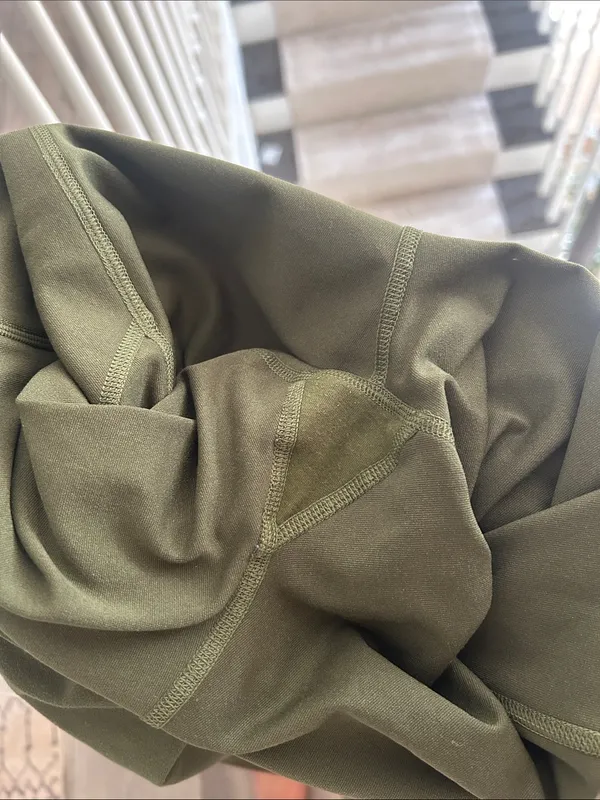 Figs Olive Green High-Rise Performance Leggings - Image 6
