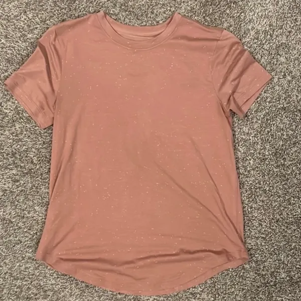 Lululemon speckled peach t shirt - Image 2