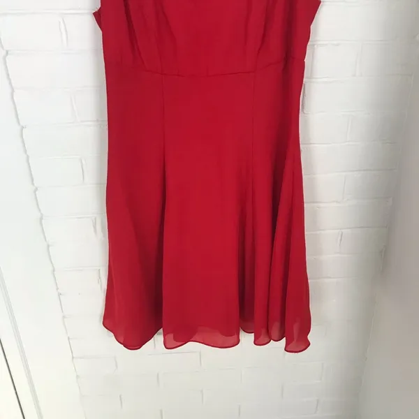 Vintage Hugo Buscati Collection Red Flattering Y2K Style Dress Size 4 - Image 5