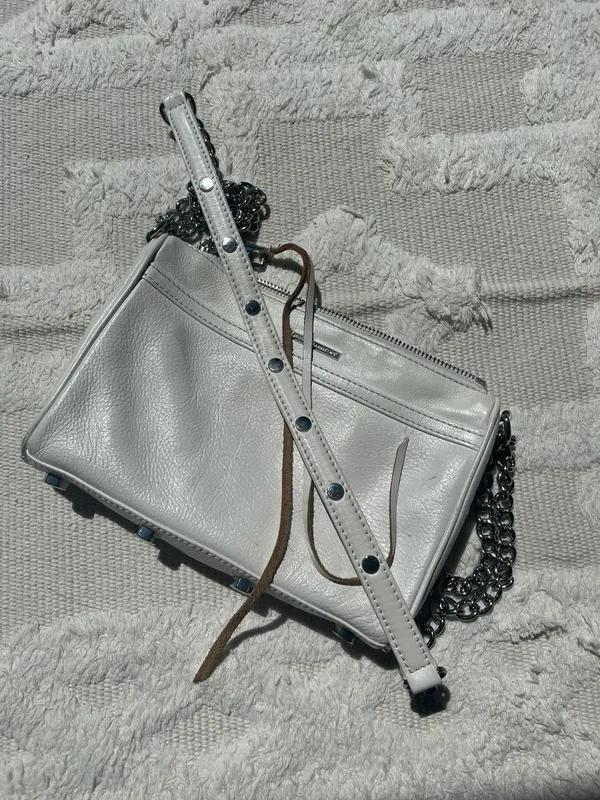 White Mini Mac Crossbody - Image 9