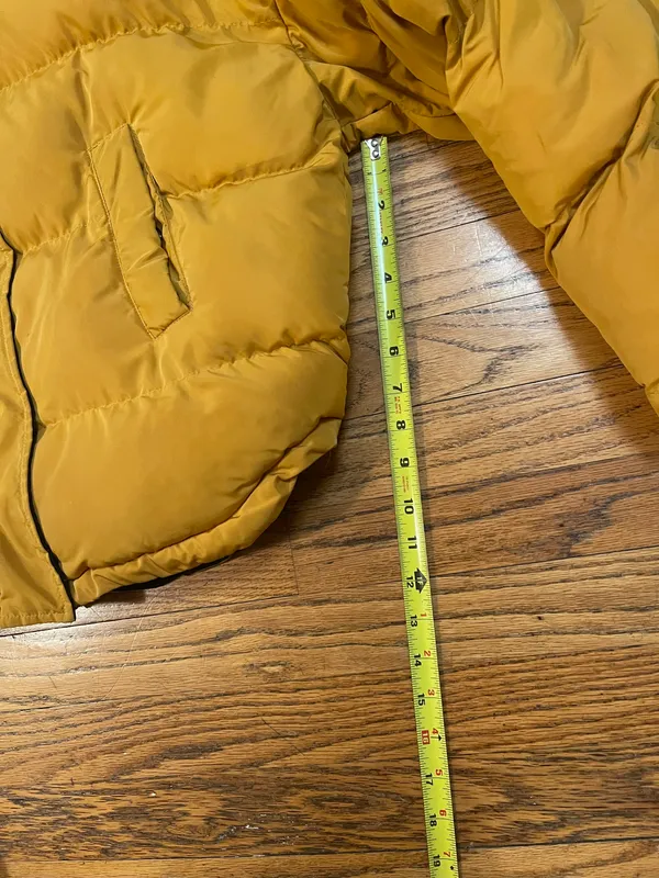 Kendall & Kylie Mustard Yellow Puffer Jacket - Image 8