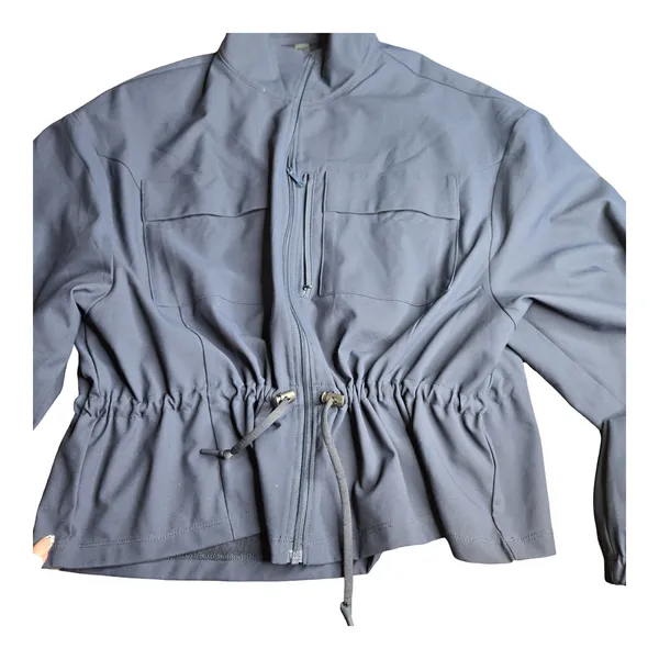 Beyond Yoga Blue City Chic Jacket Size: M - Image 2