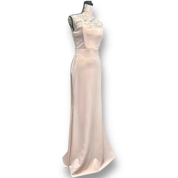 Lulus Soft Pink Mermaid Maxi Dress‎ Strapless Lined Formal Homecoming Prom - Image 5