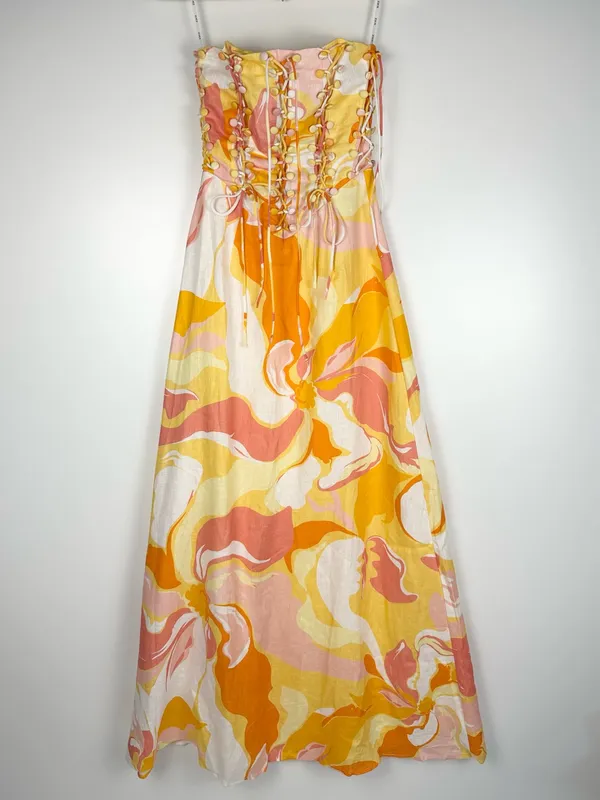 Zaco Saboskirt Kahlo Dress in Calista Sunset - Image 6