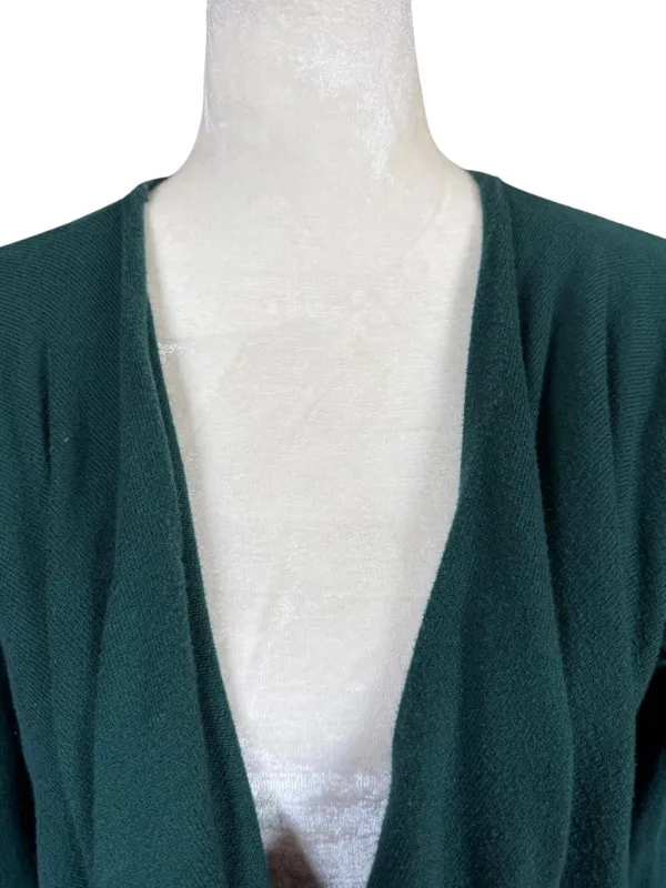 Old Navy women's green long sleeve open cardigan sweater size medium - Image 6