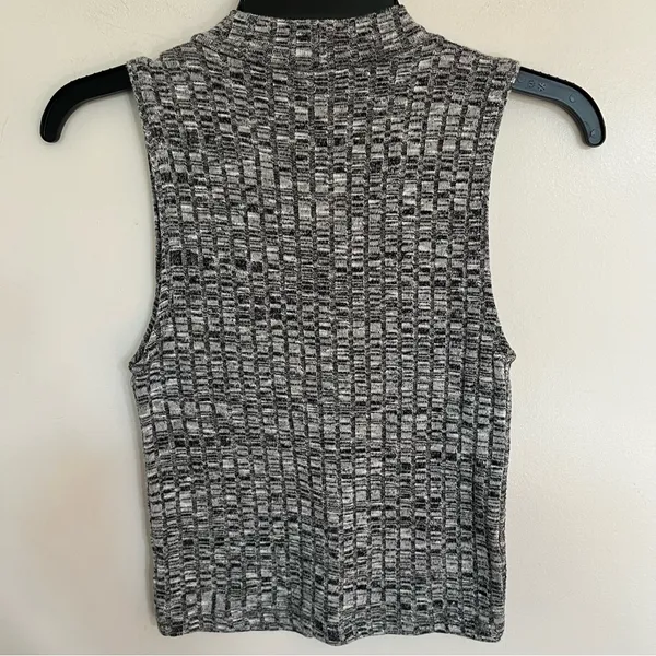 Women's American Eagle‎ Tank Top Gray Sleeveless Heather Viscose Blend Size XS - Image 7