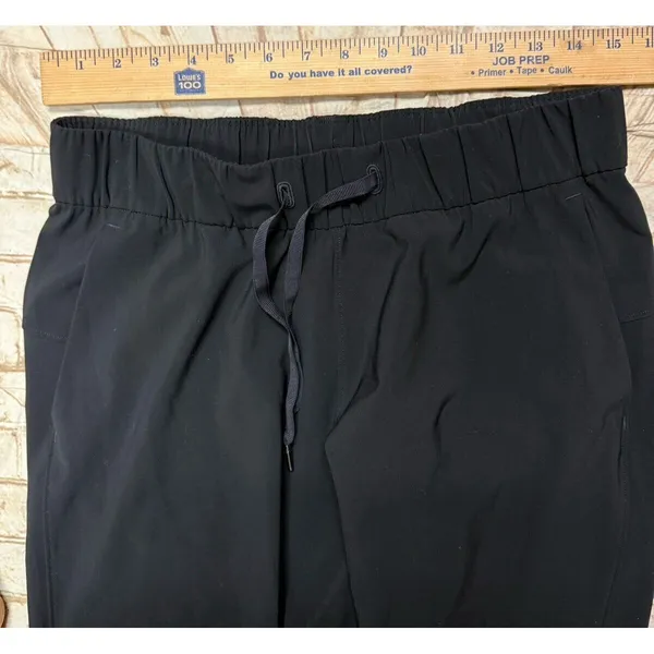 Lululemon On The Fly Jogger Black High Rise Size 6 Stretch Comfort Yoga‎ - Image 6