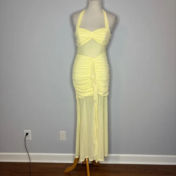 Billy J - Yellow Alani Maxi Dress - Image 3