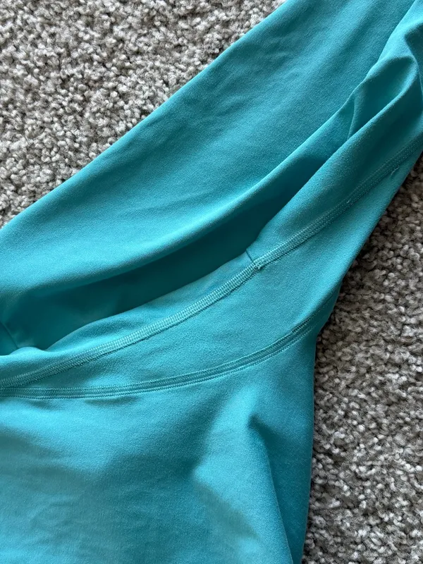Gymshark Teal High-Waist Cropped Leggings - Image 5