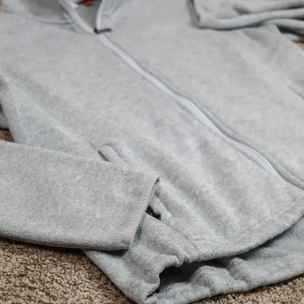 ORVIS Womens Full Zip‎ Fleece Jacket Gray Size XL - Image 3