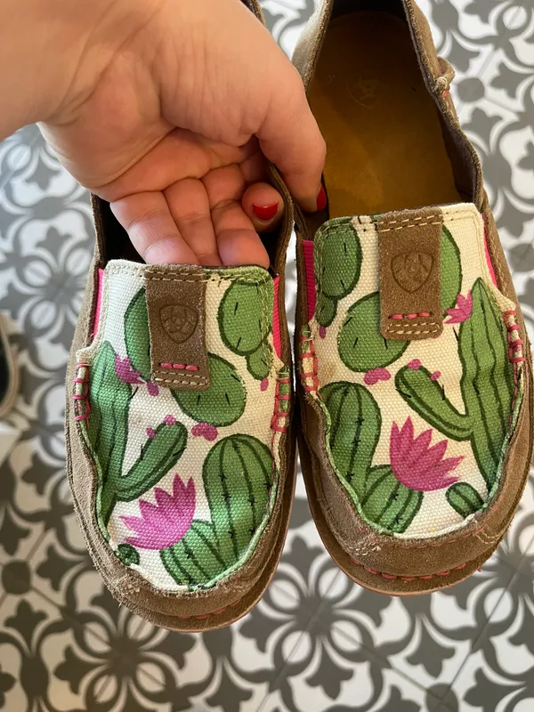 Ariat Women's Rugged West Cactus Print Cruiser Shoes - Image 3