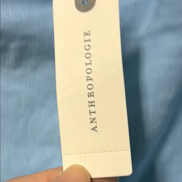 NWT MAEVE by Anthropologie Light Blue Women's Top *flaw noted* - Image 12