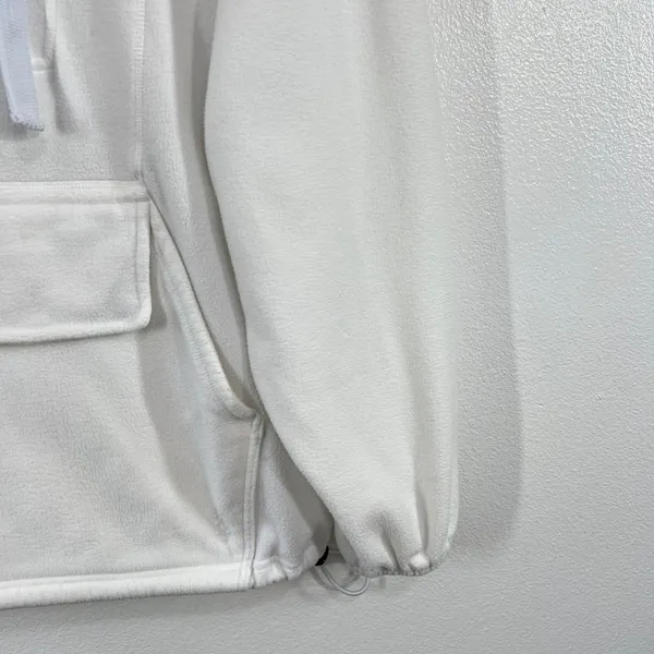 Free People FP Movement Win Me Over Fleece Hoodie‎ White US Small S Oversized - Image 8