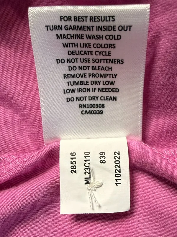 Magnolia Lane Master's Sleeveless Polo Golf Shirt Women's Medium Purple Preppy - Image 13