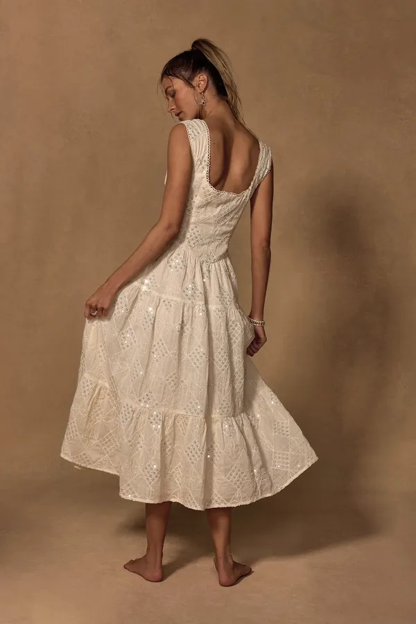 Lulus Embroidered Dress - Image 3
