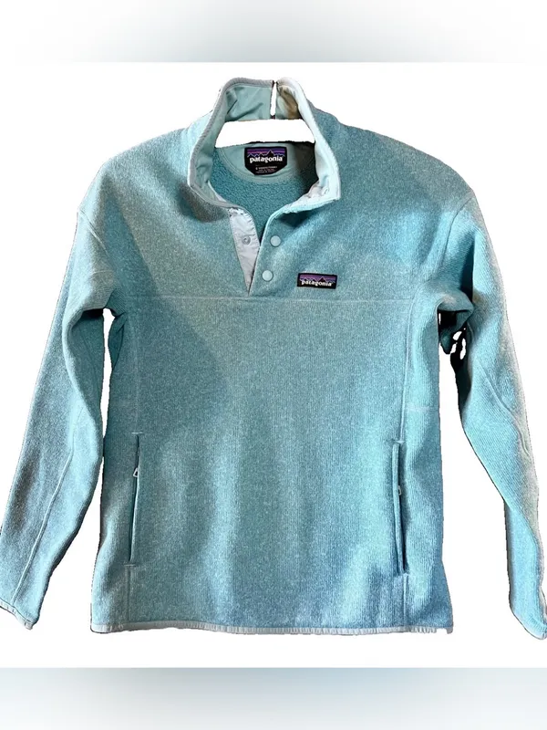 Patagonia Women's Lightweight Better Sweater Marsupial Pullover NWOT Dam Blue S - Image 2