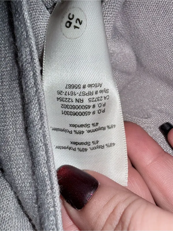 Wilfred Light Grey Scoop Neck Tank Top - Image 7