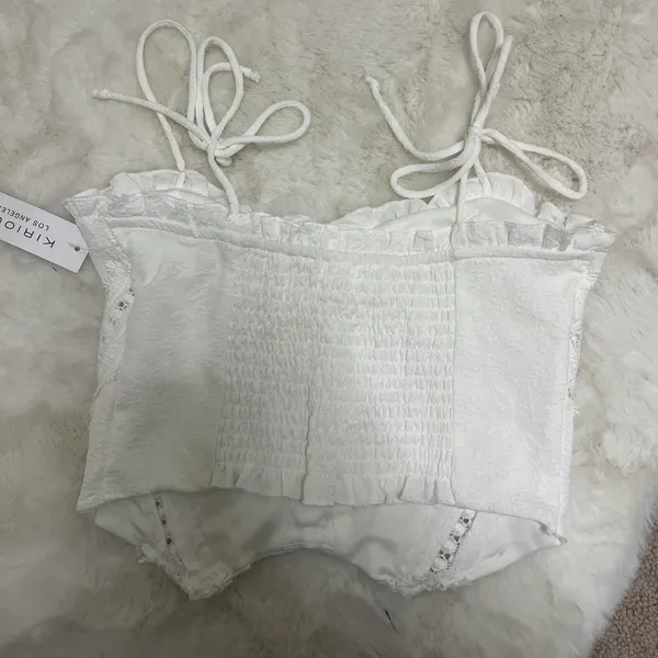 Boutique tie tank top - Image 2