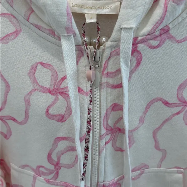 LoveShackFancy Pierra Crop Hoodie - Image 4