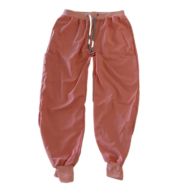 Women's Lightweight Silky Two Piece Scrub Jogger Style Outfit Size XL #260528 - Image 5
