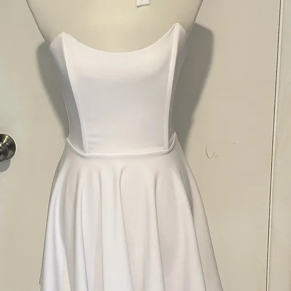Lucy in‎ the Sky - Fit And Flare Straples Mini Dress - Size S. - Image 5