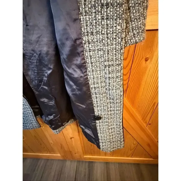 Sisley Sz 42 US 10/12 Button Up Coat Wool Alpaca Blend Overcoat (6656) - Image 8