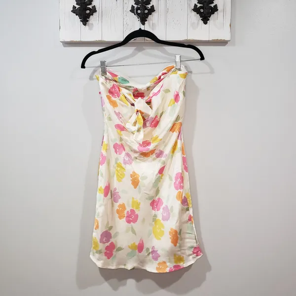 For Love & Lemons Hazel One Shoulder Mini Dress Floral XS NWT - Image 2