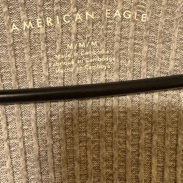 American Eagle Outfitters Heather Gray Long Sleeve Top - Image 5