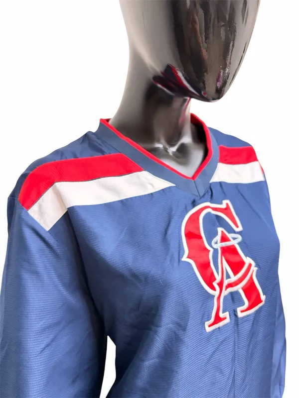 Vintage Anaheim Angels Cooperstown Collection Pullover Windbreaker - Image 4