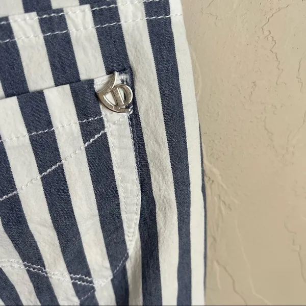 Dismero‎ Blue White Nautical Bermuda Shorts - Image 8