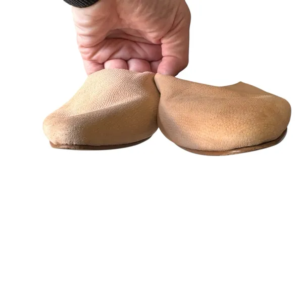 Madewell - Remi Mule Flats Blush Nude Suede Leather Slip-On Shoes Sz 6.5 - Image 4