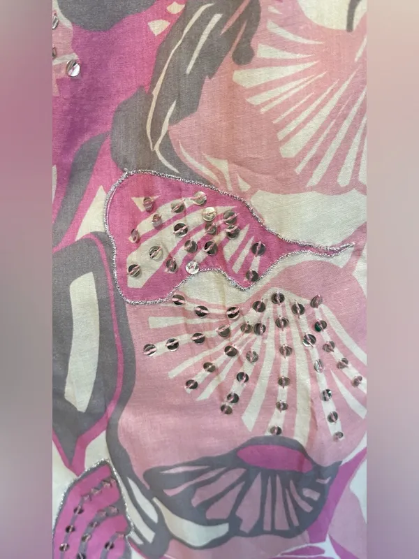 (Y2K) Jane Norman Maxi Drees size 10 Pink - Image 7