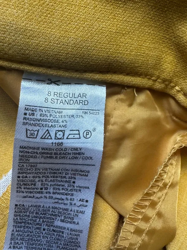 Old Navy Women’s Mustard Chinos Sz 8R - Image 11