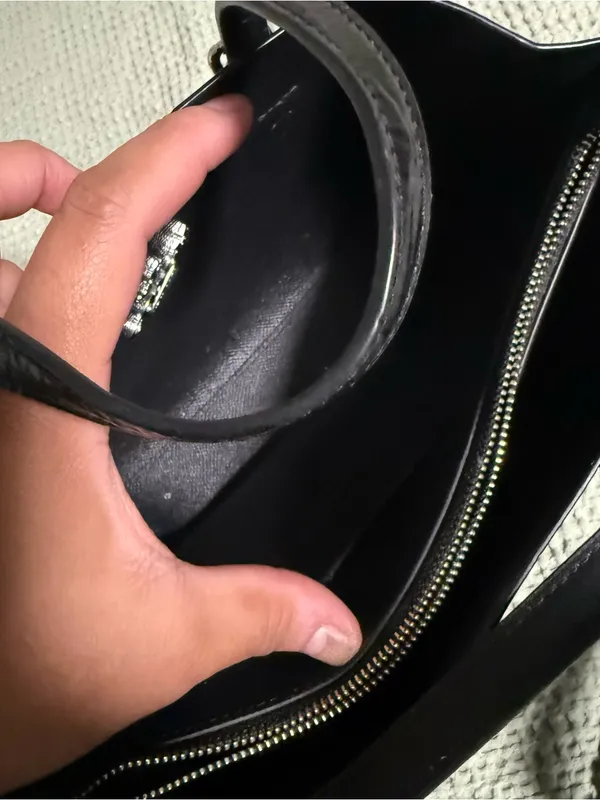 COACH Black Croc Embossed Mollie Tote Bag 25 - Image 7