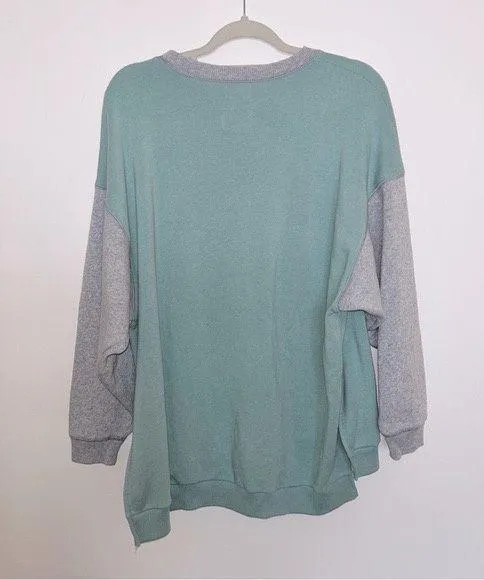 American Eagle Soft Colorblock Crewneck - Image 2