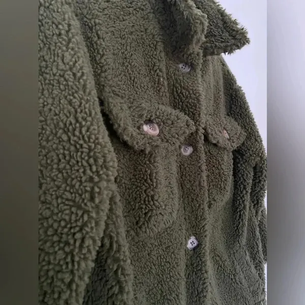 Afghan Coat Pennylane Jacket Cottagecore Granola‎ l Cozy Sherpa St Patrick’s Day - Image 3