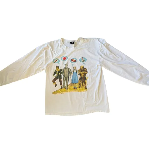 Vintage Women’s Wizard Of Oz Long Sleeve T shirt tee Warner Bros 1998 Sz M - Image 4