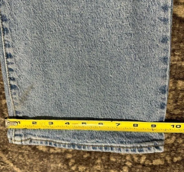 ABrand Denim Women’s Size 31 Ariane Blue Wash 99 Low Rise Boot Cut Jeans - Image 13
