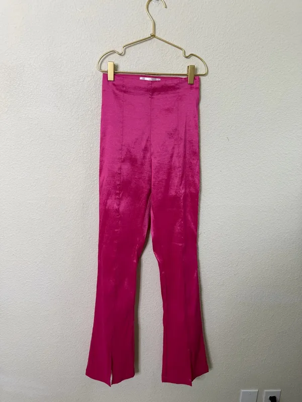 Hosbjerg Womens Elora Pink Ankle‎ Cropped Trousers Dress Pants Women’s Size XS - Image 2