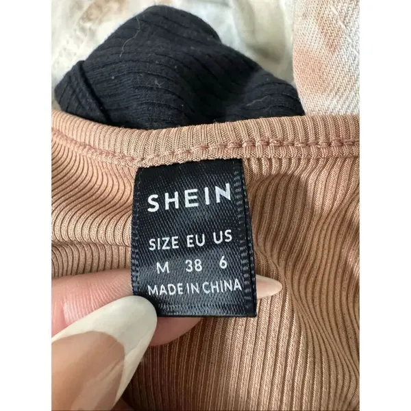 Brown Long Sleeve Ruched Side Top – Size M Size M - Image 5