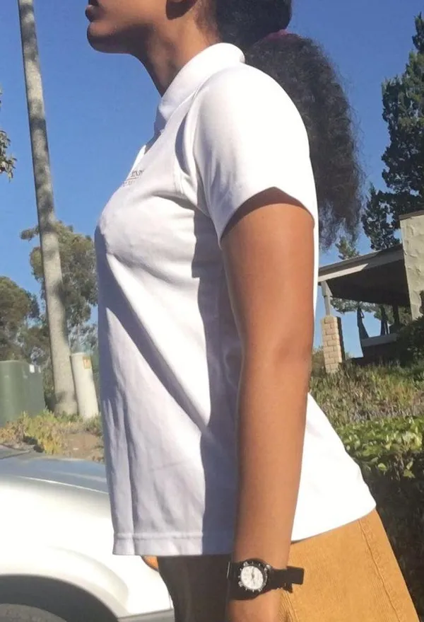 White Cal Poly Women In Business Polo Top - Image 3