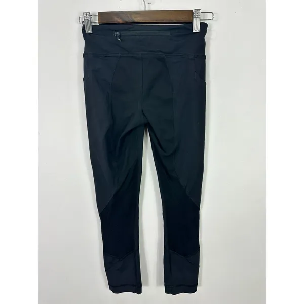 Lululemon Women's Size 2 Black Speed Up Tight Full On Luxtreme Leggings‎ - Image 2