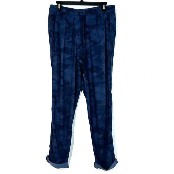 G/FORE Women's M Camo Performance Jersey Golf Jogger Pants Activewear Blue - Image 2
