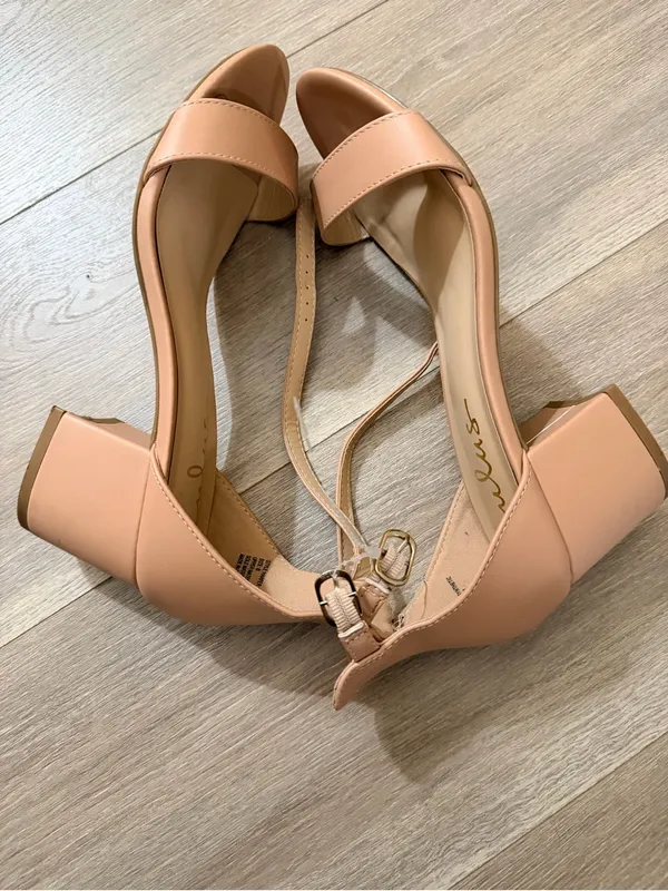 Lulu's Blush Tan Harper Ankle-Strap Block Heel Sandals - Image 8